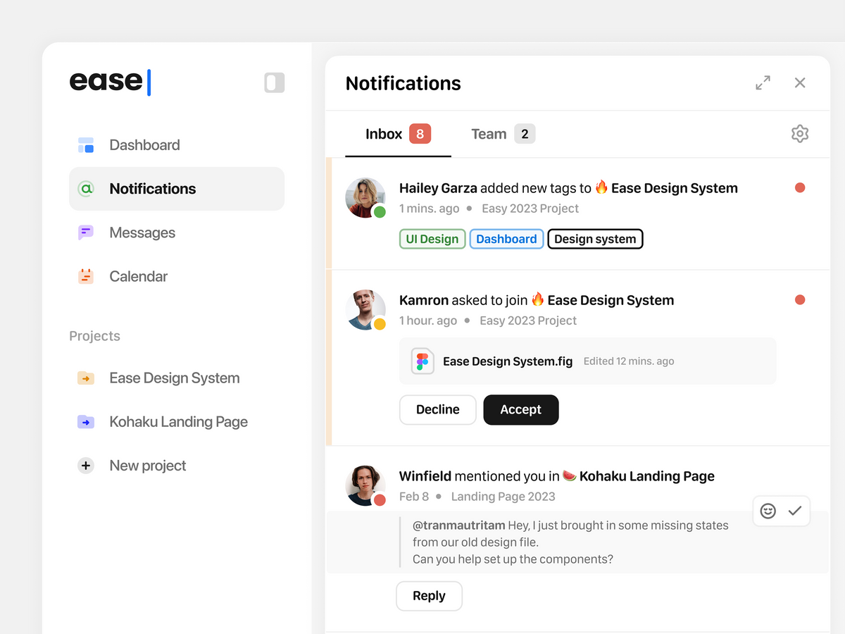 Redesigning notifications for web apps
