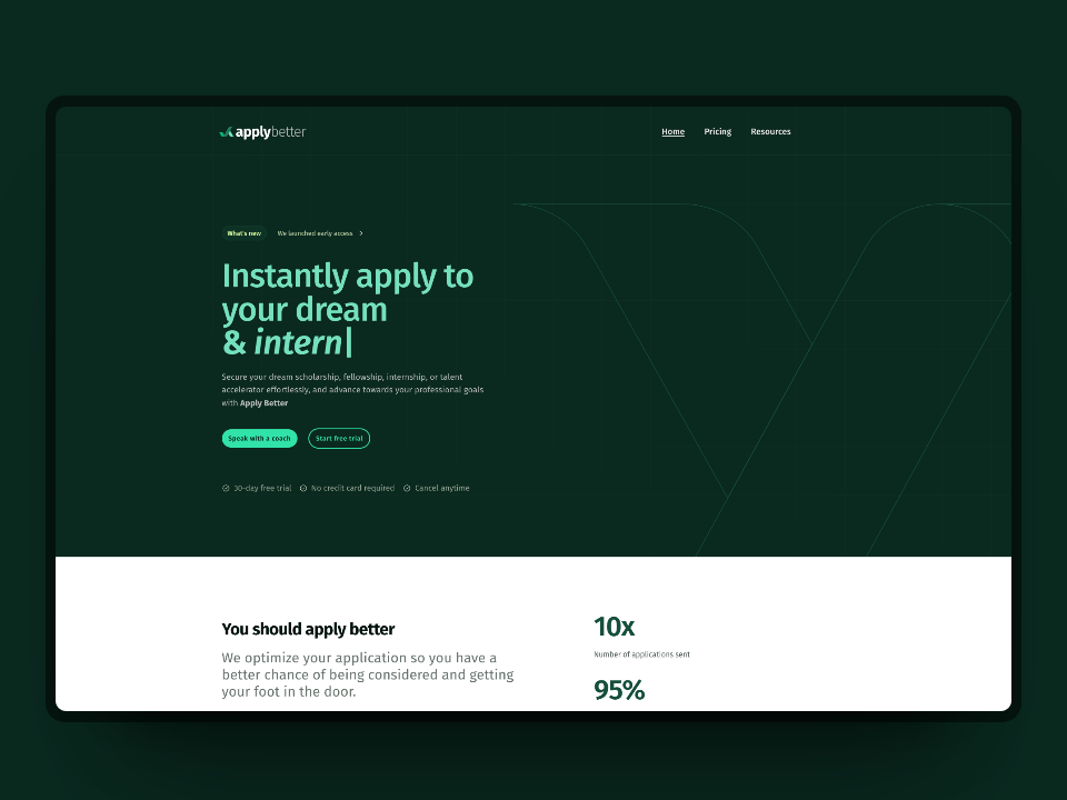 applybetter.xyz find jobs and opportunities with ai